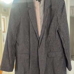 DKNY Gold Chain Accent Blazer